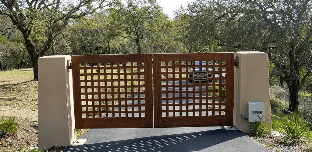 Driveway gate installation for a residential property in Cleveland, OH